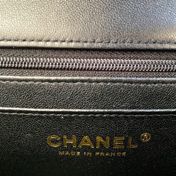 FULL SET - CHANEL Mini Rectangular Flap Bag with Top Handle - Picture 11 of 16